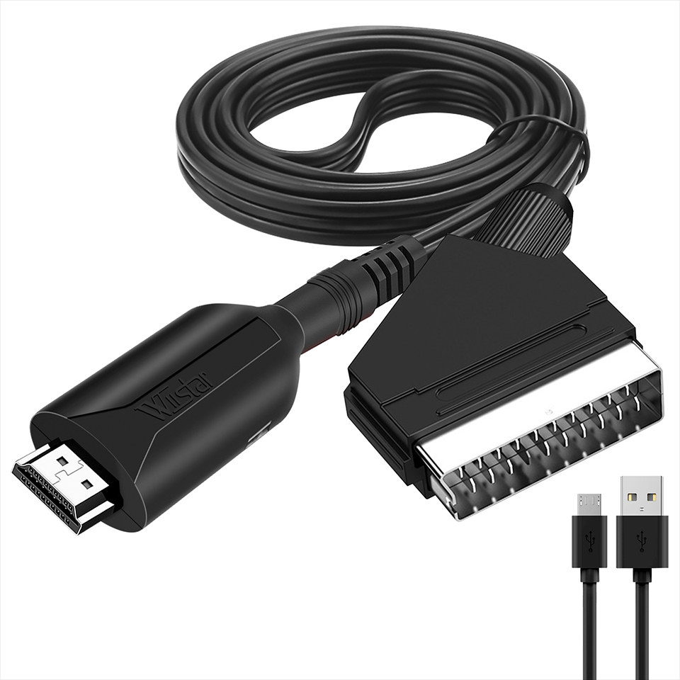 Scart To Hdmi - HDMI-compatibel met SCART-kabelconverter HDMI in Scart