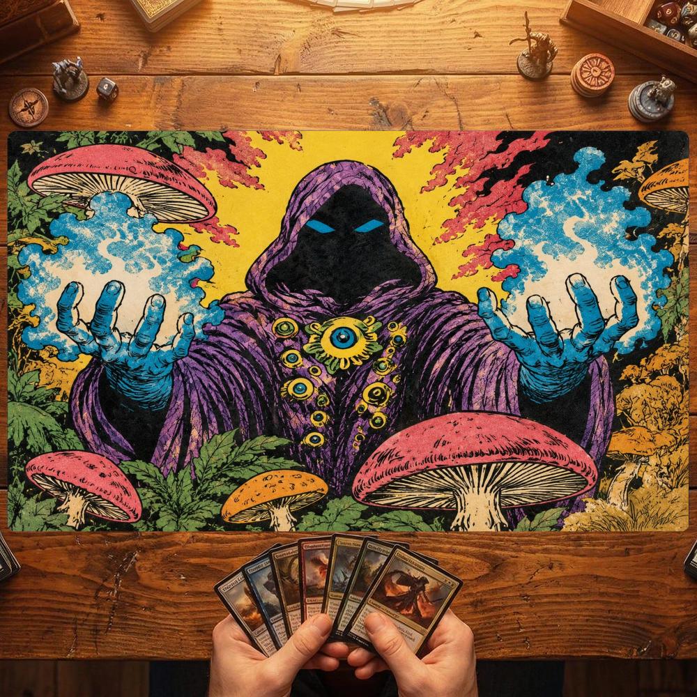 Retro Gaming Zone - TCG Playmat Retro Mushroom Sorcerer 35X60CM