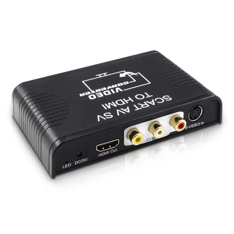 Scart To Hdmi - S-Video Av Scart Naar Hdmi Converter