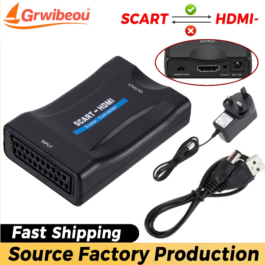 1080P SCART naar HDMI-compatib - Scart To Hdmi recensie en prijs