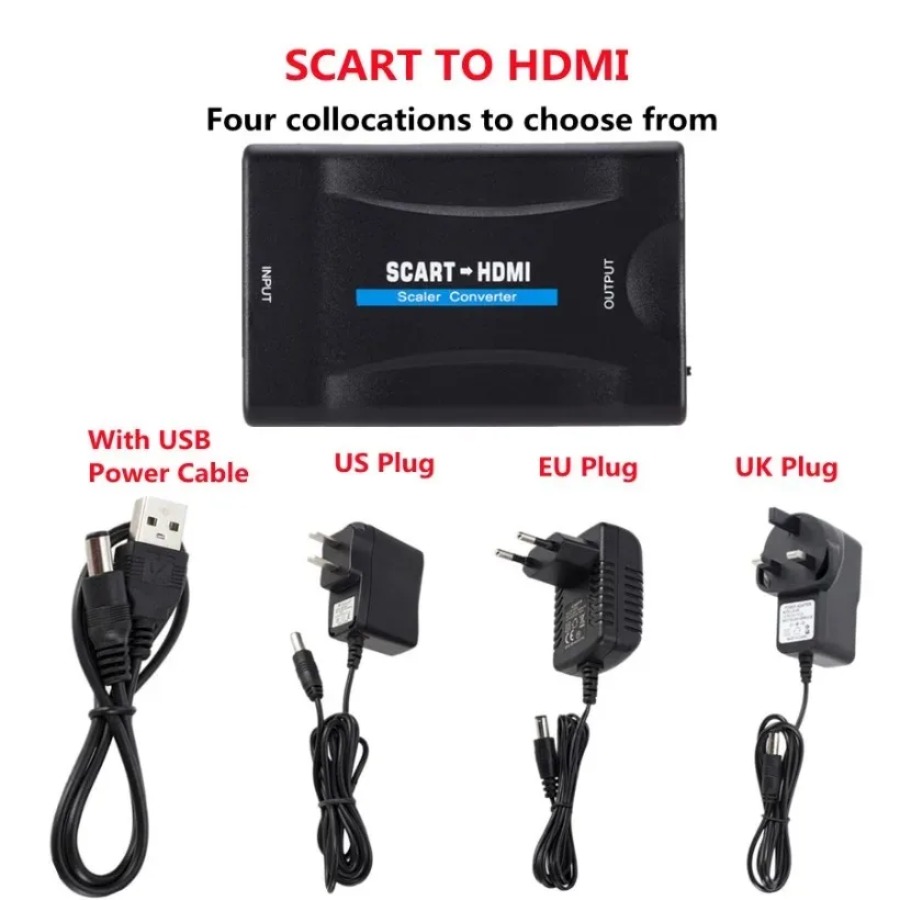 1080P SCART naar HDMI-compatib - Scart To Hdmi recensie en prijs