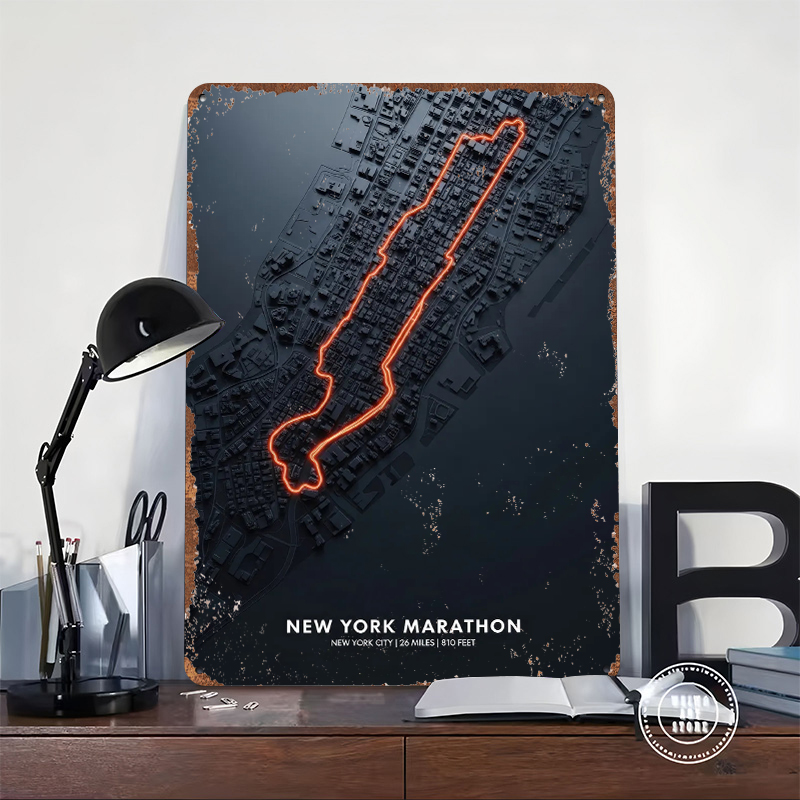 New York Marathon Kaart Tin Po - Retro Gaming York recensie en prijs