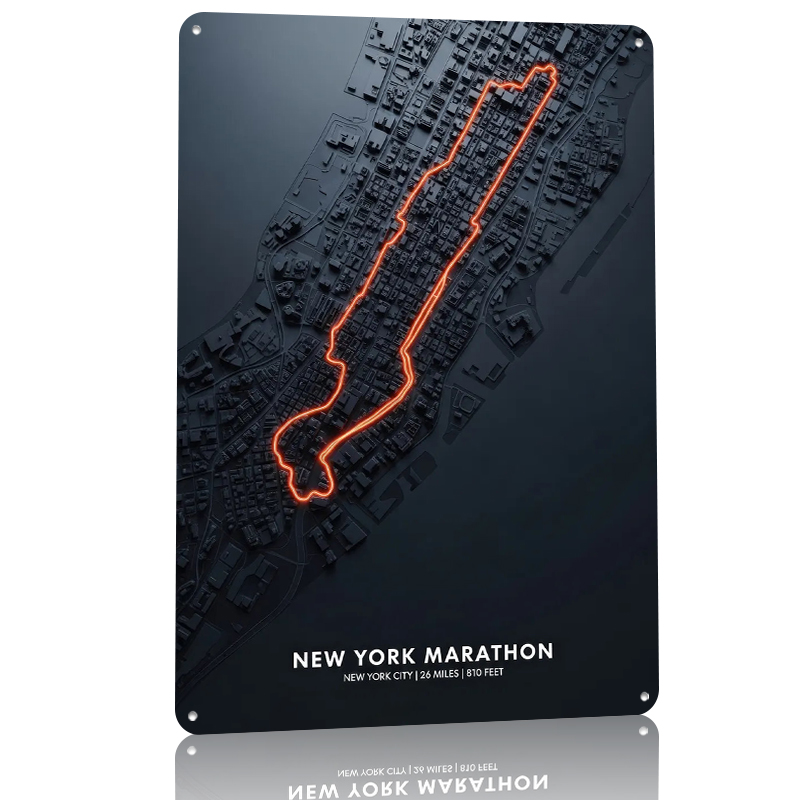 New York Marathon Kaart Tin Po - Retro Gaming York recensie en prijs