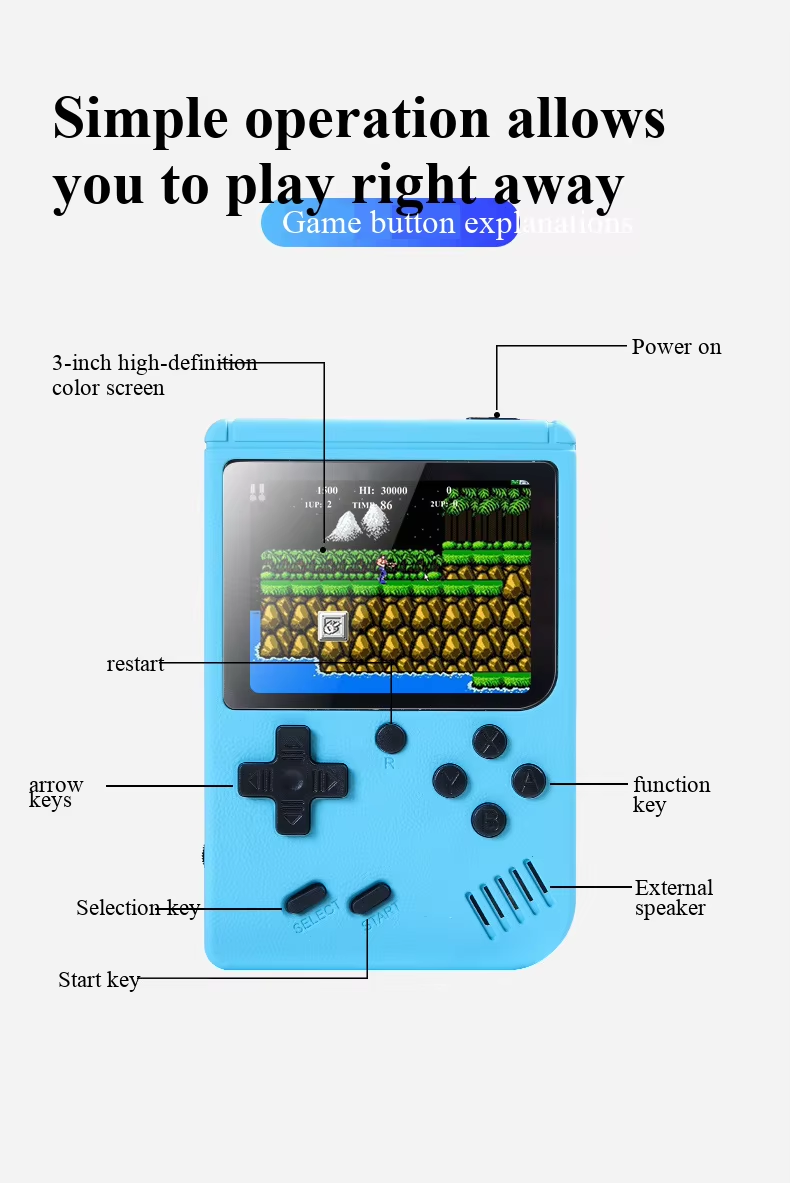 400-in-1 MINI Games Handheld G - Retro Gaming Zone recensie en prijs