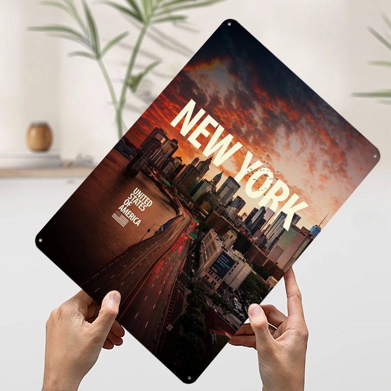 New York City Skyline Gedrukte - Retro Gaming York recensie en prijs