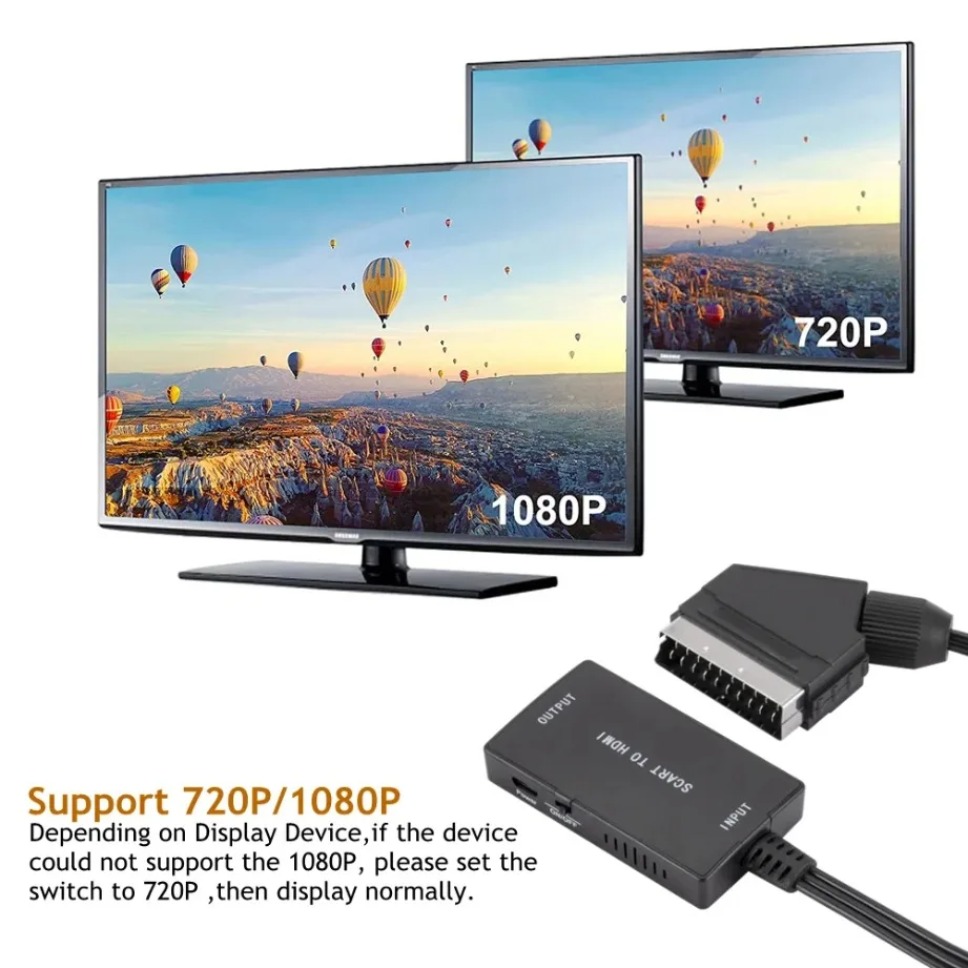 HD1080P SCART naar HDMI-compat - Scart To Hdmi recensie en prijs
